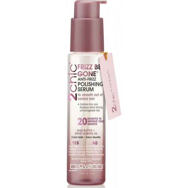 Giovanni  2chic Frizz Be Gone Anti-Fizz Polishing Serum Shea Butter + Sweet Almond Oil 81ml