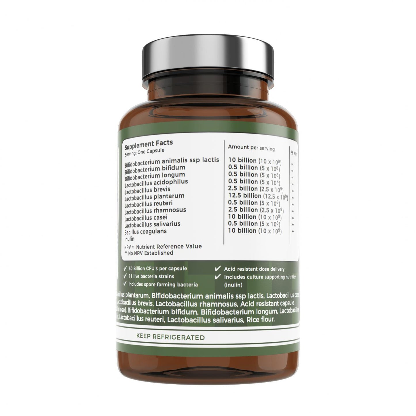 Barefoot Nutrition  Advanced Live Culture Formula 60's