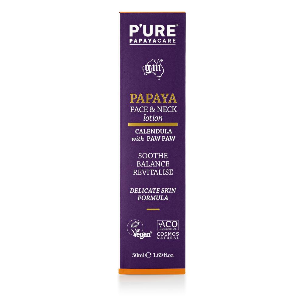 P'URE Papayacare  Papaya Face & Neck Lotion 50ml