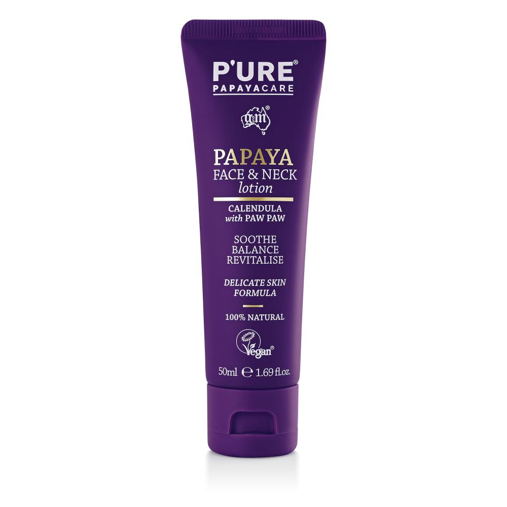 P'URE Papayacare  Papaya Face & Neck Lotion 50ml