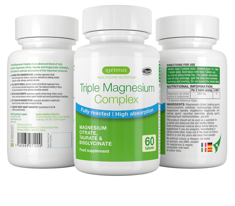 Igennus Triple Magnesium Complex 60's by Igennus
