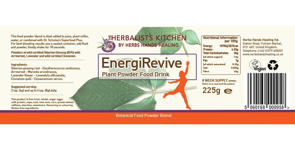 Herbalist's Kitchen by Herbs Hands Healing  EnergiRevive 225g