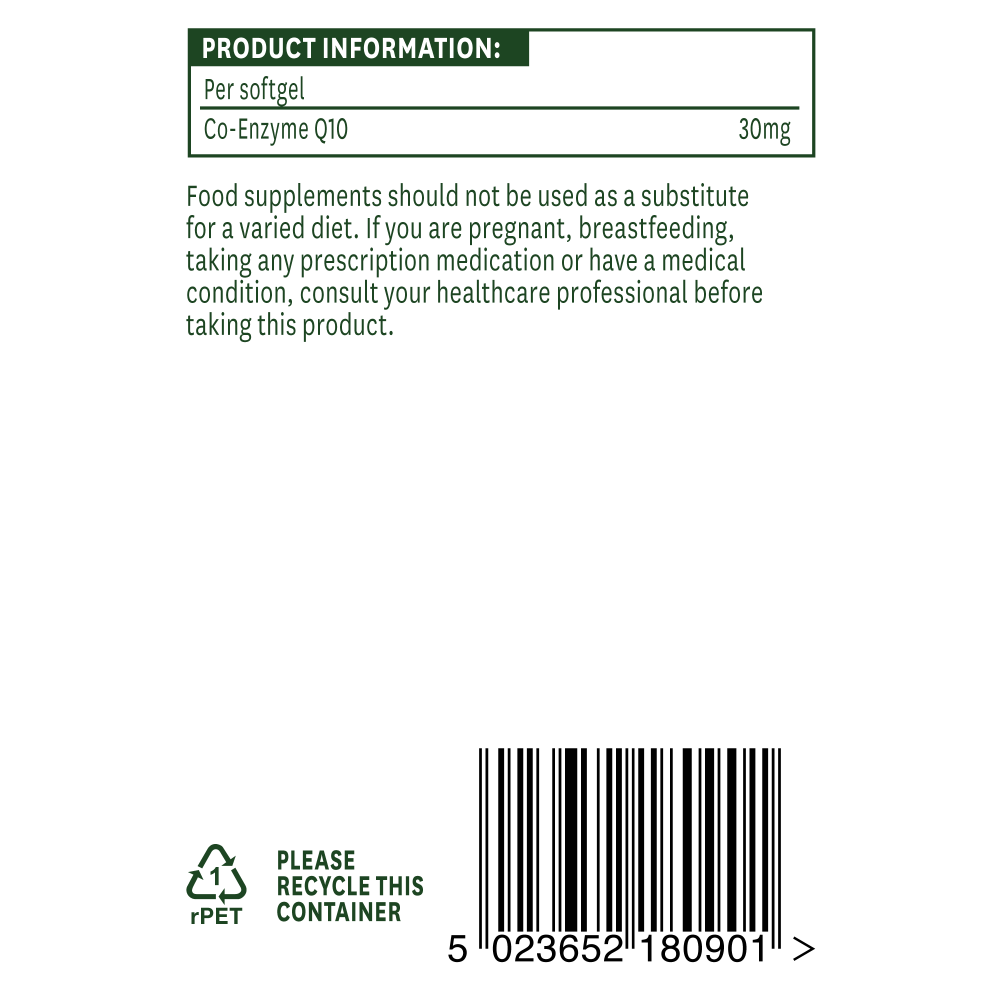 Natures Aid Co - Enzyme Q10 30mg 90's by Natures Aid