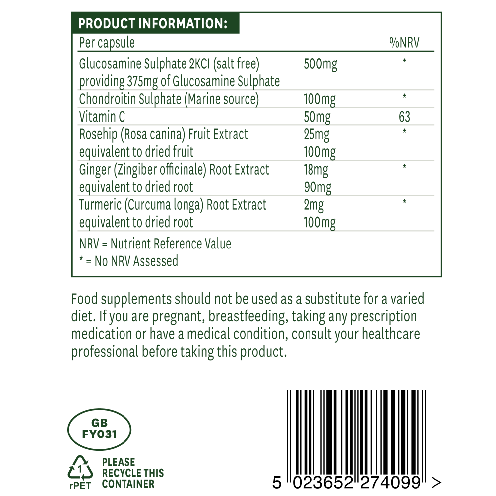 Natures Aid  Glucosamine & Chondroitin Complex 90's