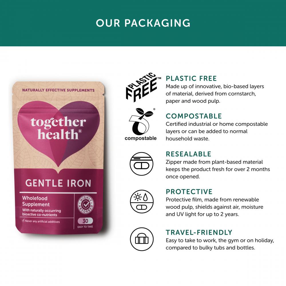 Together Health Gentle Iron Wholefood Supplement 30's by Together Health