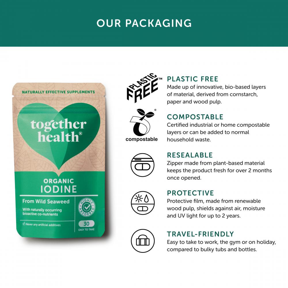Together Health  Organic Iodine From Wild Seaweed 30's