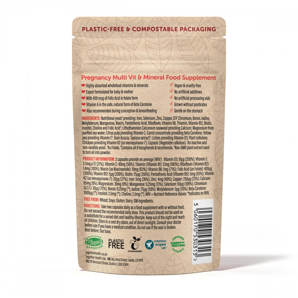 Together Health Pregnancy Wholefood Multivitamin 60's by Together Health