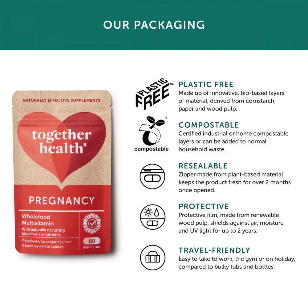 Together Health Pregnancy Wholefood Multivitamin 60's by Together Health