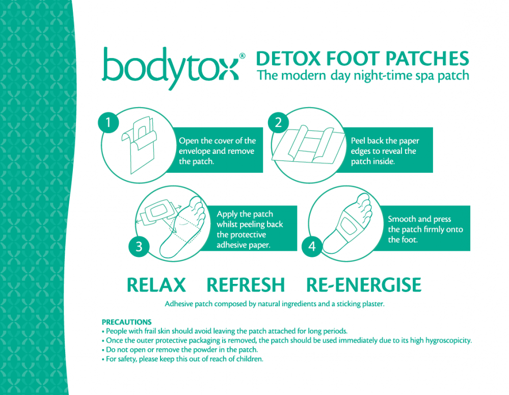 Bodytox  Detox Foot Patches 10 Patches