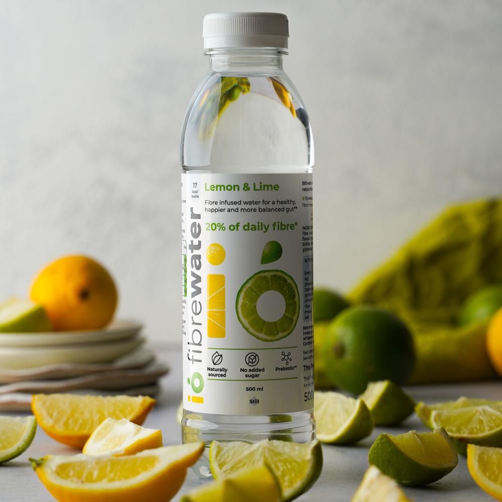 ió fibrewater  ió fibrewater Lemon & Lime 500ml SINGLE