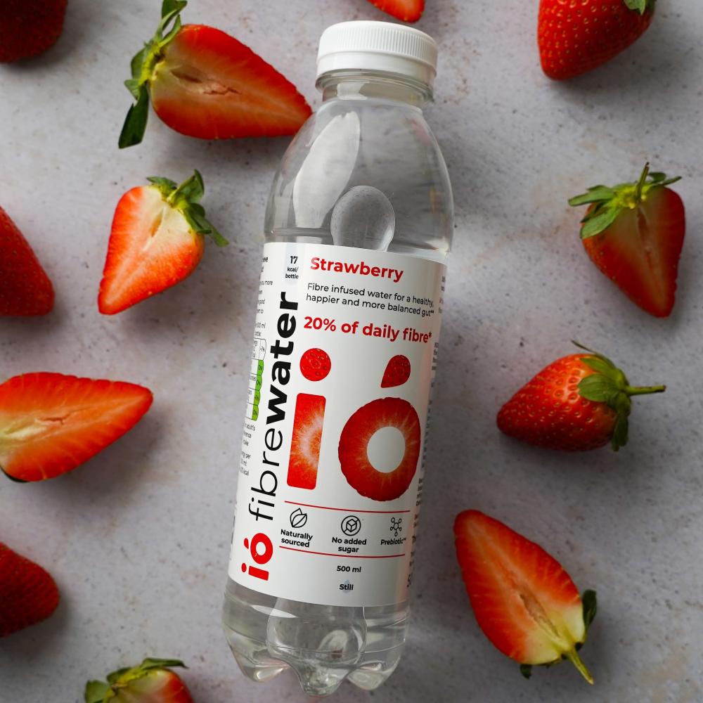 ió fibrewater  ió fibrewater Strawberry 500ml SINGLE