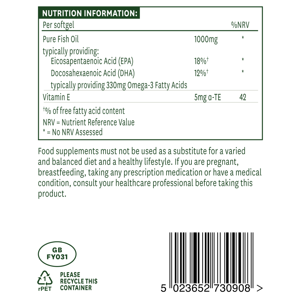 Natures Aid  Fish Oil 1000mg 90's
