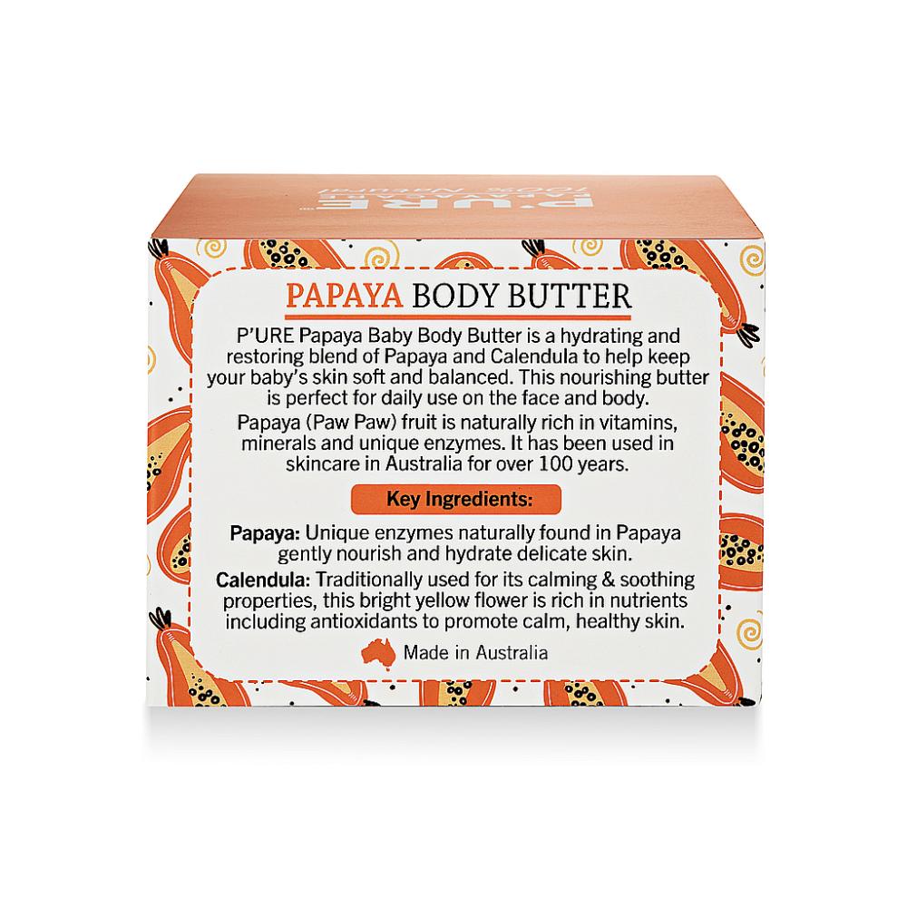 P'URE Papayacare  Baby Papaya Body Butter 100g