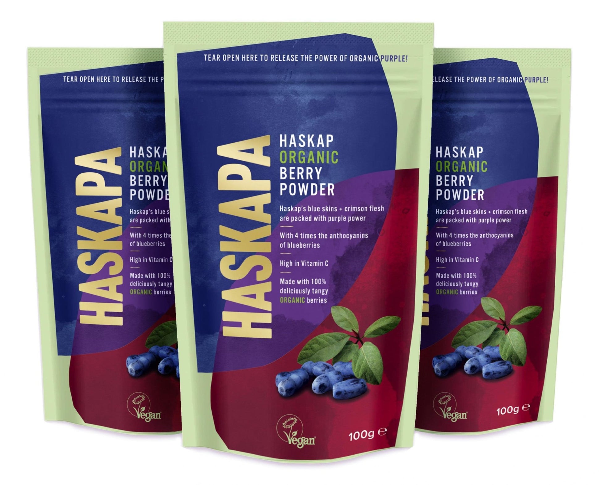 Haskapa Haskap ORGANIC Berry Powder 100g by Haskapa