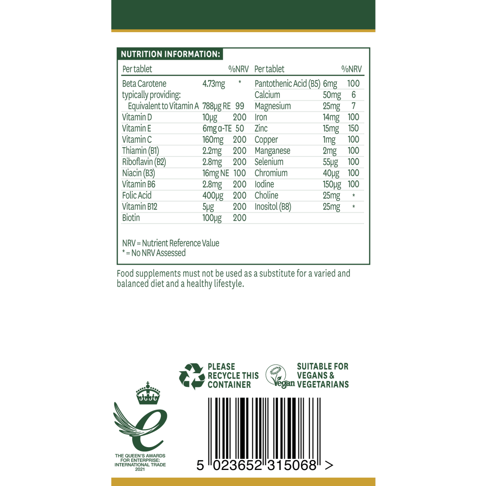 Natures Aid Pregnancy Multi - Nutrient 60s by Natures Aid