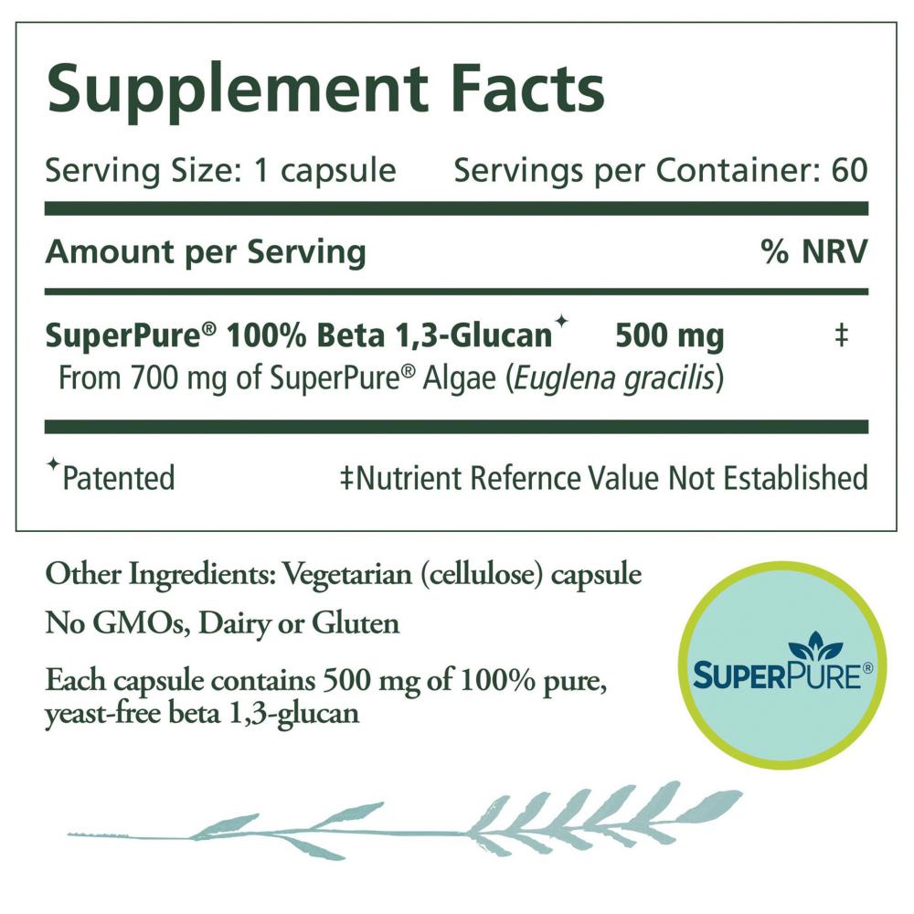 The Synergy Company (Pure Synergy)  SuperPure Beta 1,3-Glucan 60's