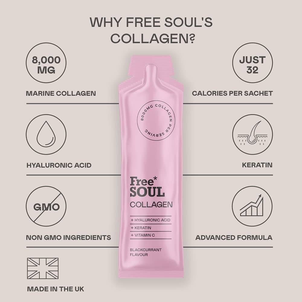 Free Soul  Collagen Advanced Daily Collagen Drink 14 Sachets