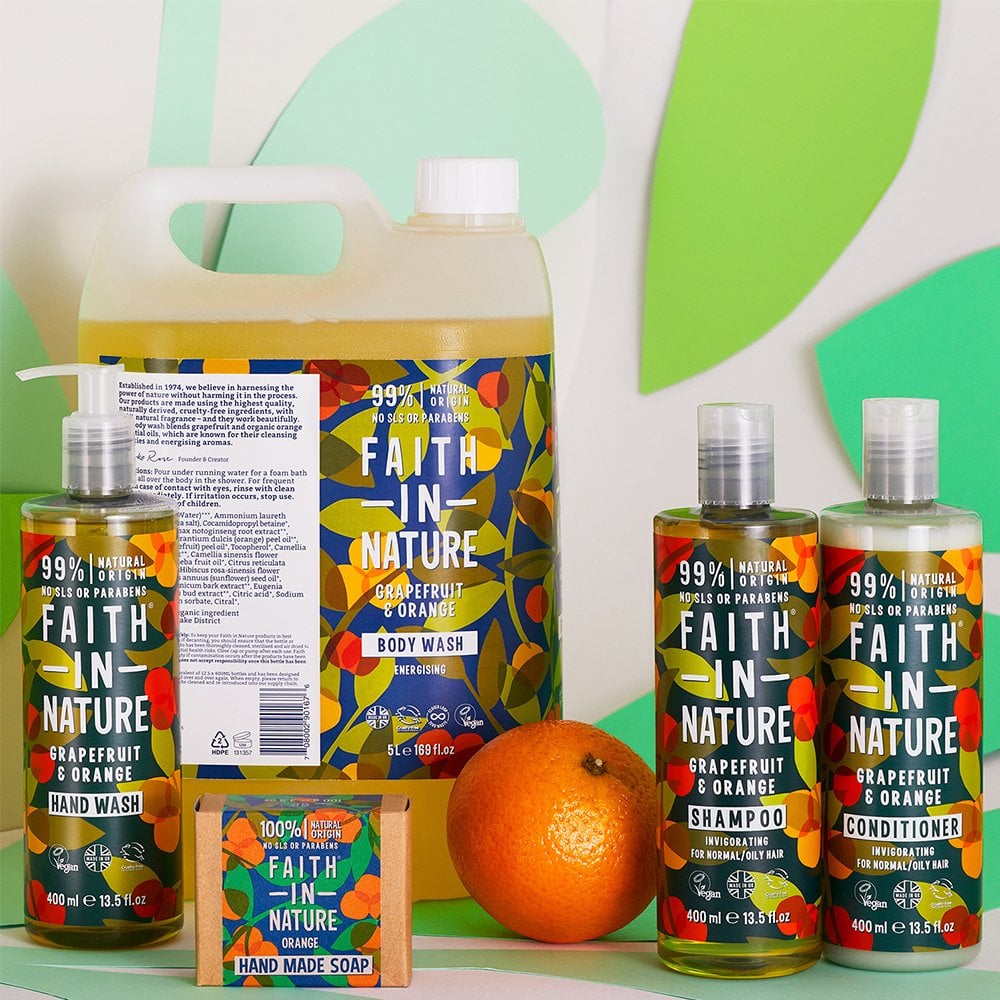 Faith In Nature  Grapefruit & Orange Body Wash 400ml