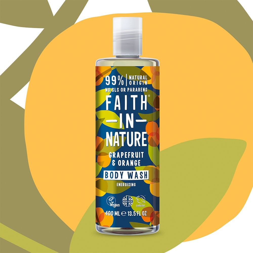 Faith In Nature  Grapefruit & Orange Body Wash 400ml