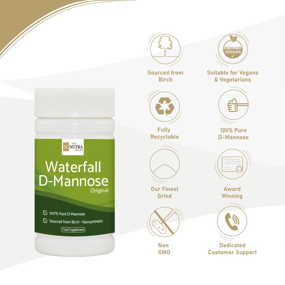 Sweet Cures  Waterfall D-Mannose Original 50g