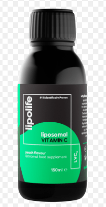 LVC9 Liposomal Vitamin C (1000mg) Peach Flavour - 150ml - Lipolife by Lipolife