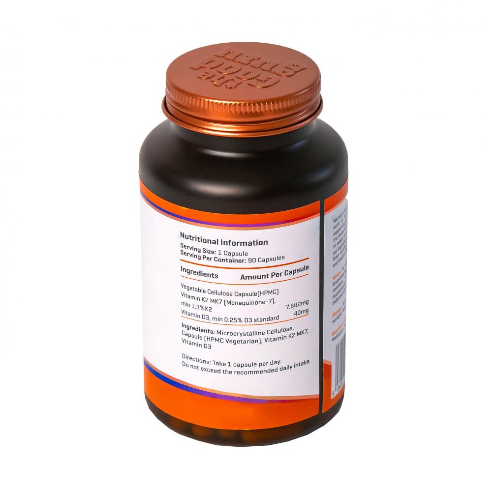 the Good guru  Vegan Vitamin D3+K2 90's