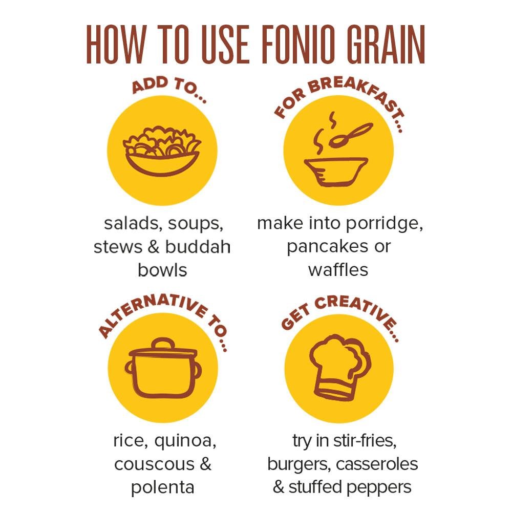 Aduna Fonio Organic Super - Grain 250g by Aduna