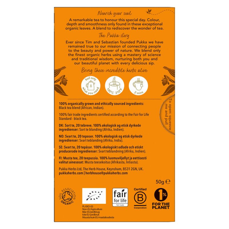 Pukka Herbs English Breakfast Organic Black Tea by Pukka Herbs