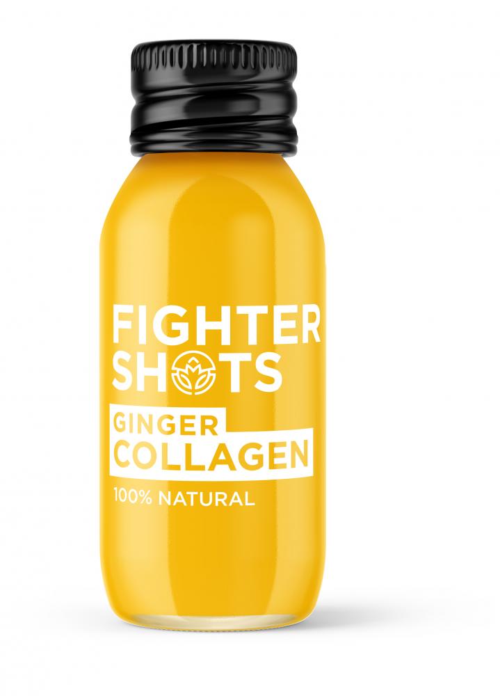 Fighter Shots  Ginger Collagen 12x60ml CASE