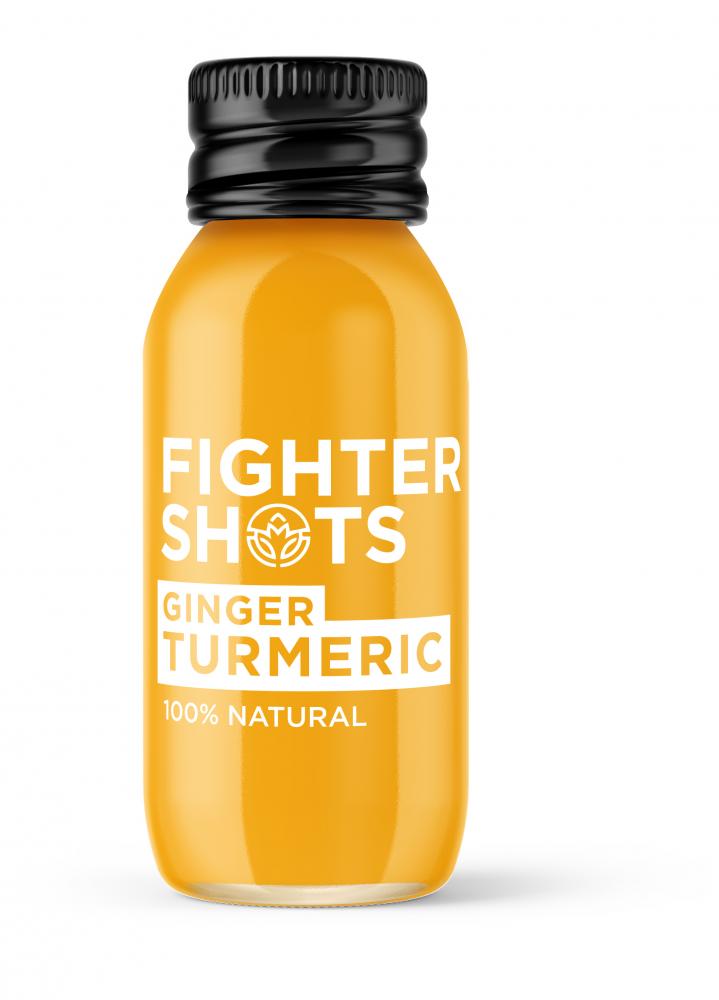 Fighter Shots  Ginger Turmeric 12x60ml CASE