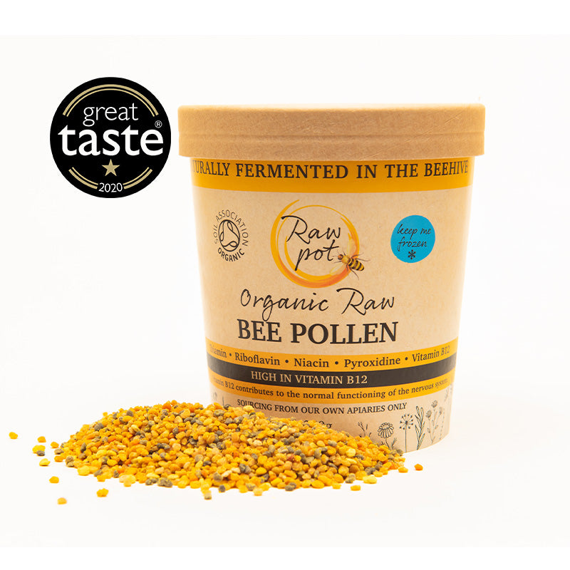 Raw Pot  Organic Raw Bee Pollen 250g