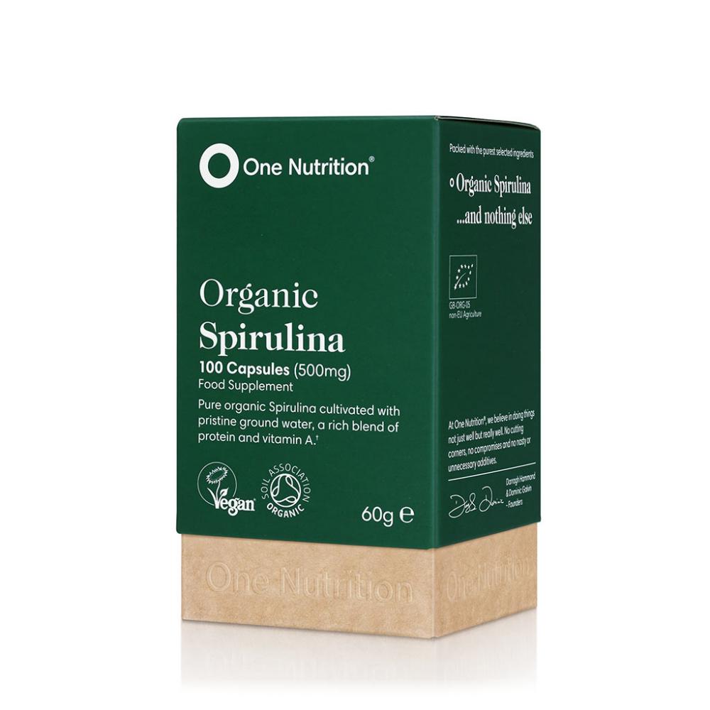 One Nutrition  Organic Spirulina 500mg 100's