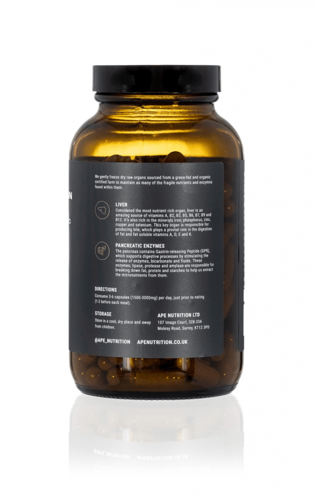 APE Nutrition Digestive Organ Complex 180's by APE Nutrition