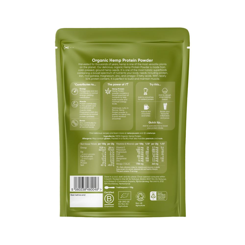 Naturya  Organic Hemp Protein Powder 300g