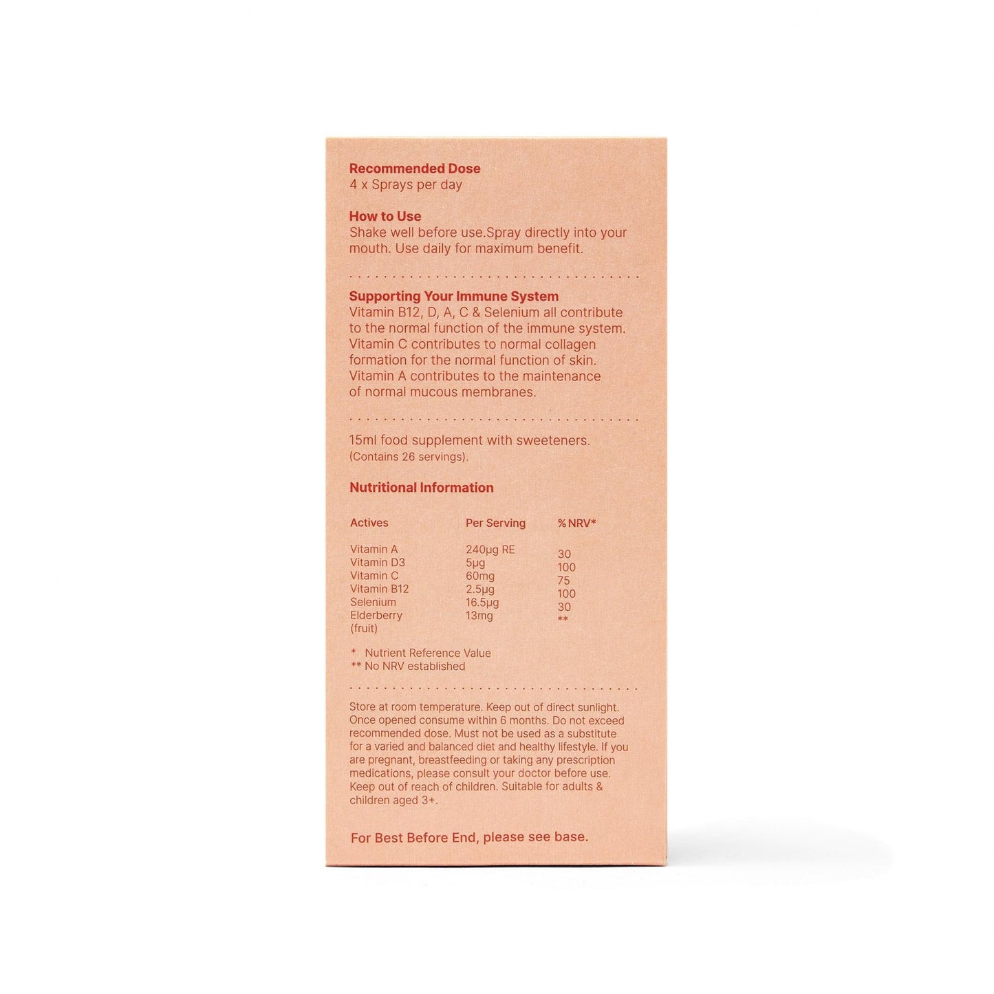 Harnimans Immune Vegan Oral Spray 15ml by Harnimans