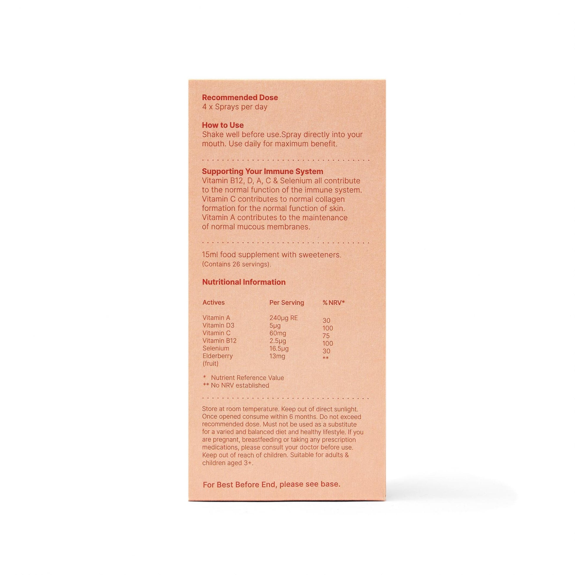 Harnimans Immune Vegan Oral Spray 15ml by Harnimans