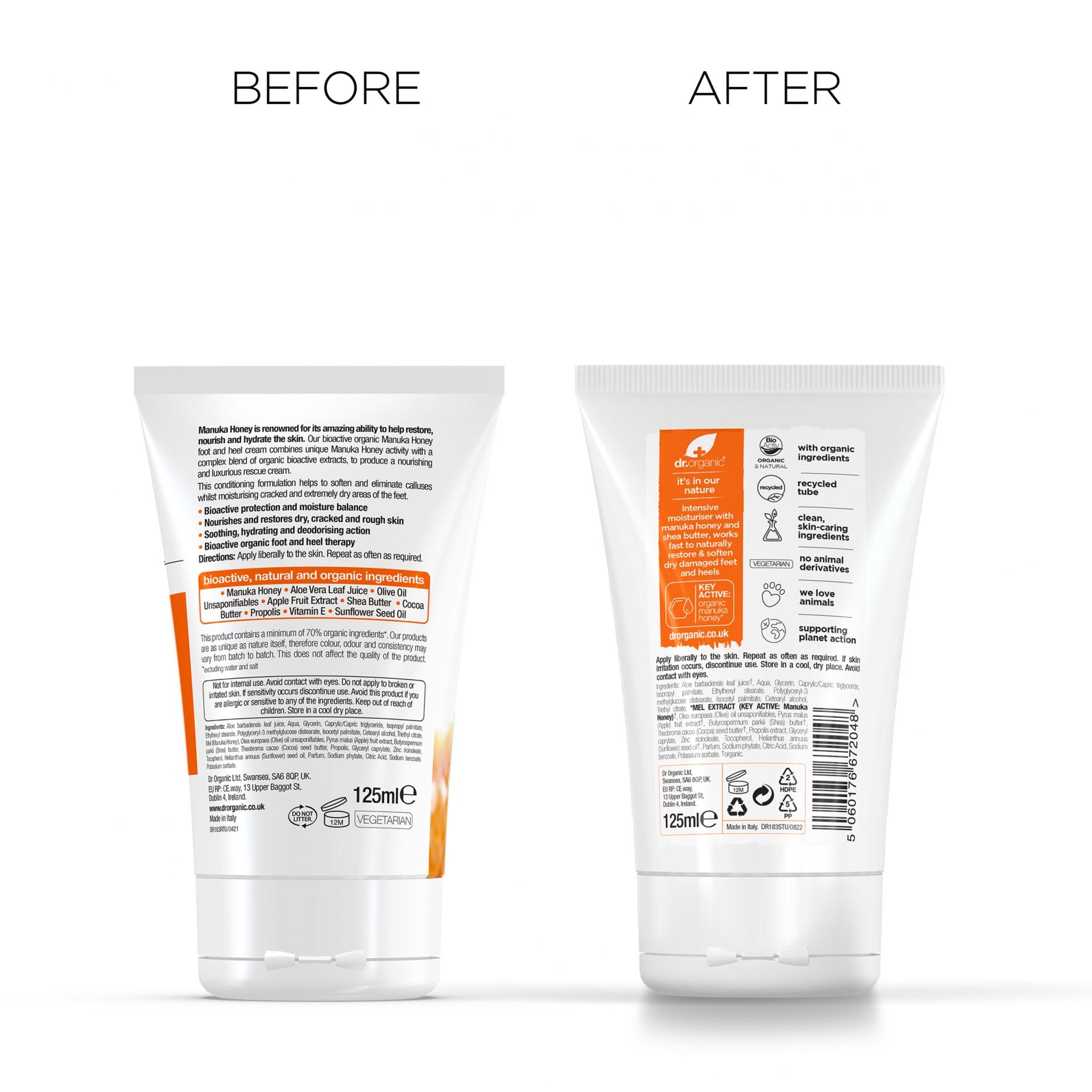 null Manuka Honey Foot & Heel Cream 125ml by null