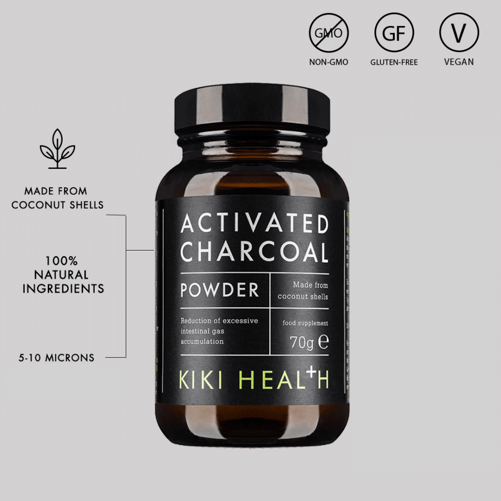 Kiki Health  Activated Charcoal Powder 70g