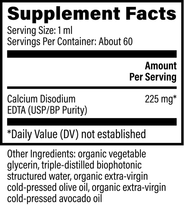 Calcium Disodium EDTA (2oz) - Global Healing by Global Healing