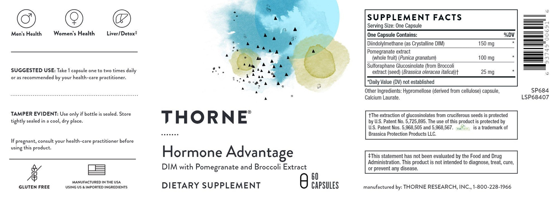Hormone Advantage (formerly DIM Advantage) - 60 Capsules - Thorne by Thorne
