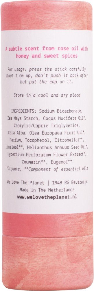 We Love the Planet Sweet Serenity Deodorant 65g (Stick) by We Love the Planet