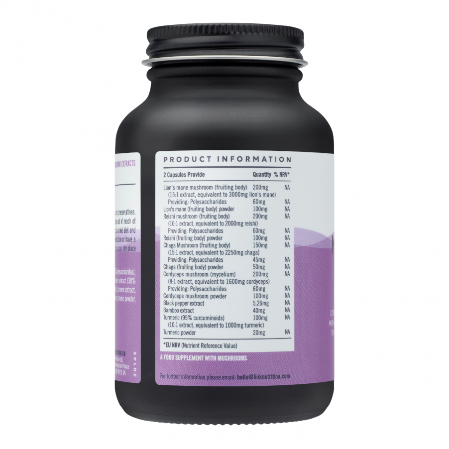 Link Nutrition  Mushroom Plus 60's