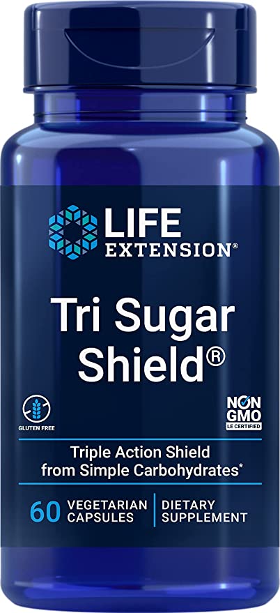 Tri Sugar Shield, 60 Veg Caps - Life Extension by Life Extension