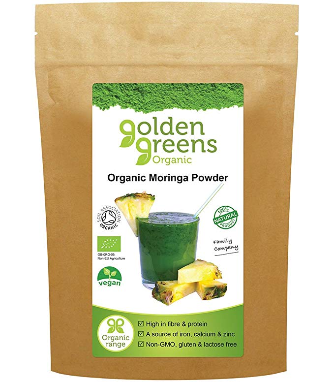 Organic Moringa Leaf Powder 100g - Golden Greens by Golden Greens