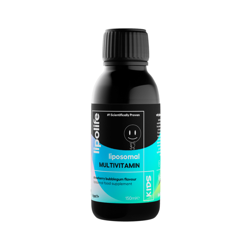 Kids Liposomal Multivitamin - 150ml - strawberry bubblegum flavour - lipolife by Lipolife