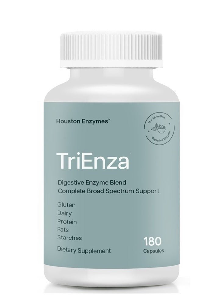 TriEnza, 180 Capsules - Houston Enzymes by Houston Enzymes