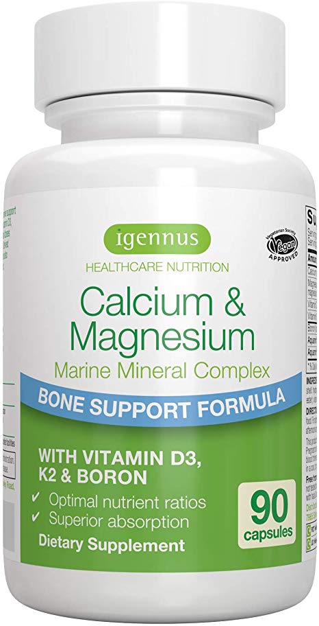 Calcium & Magnesium Musculoskeletal Support - 60 Tablets - Igennus by Igennus