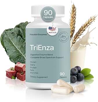 TriEnza, 90 Capsules - Houston Enzymes by Houston Enzymes