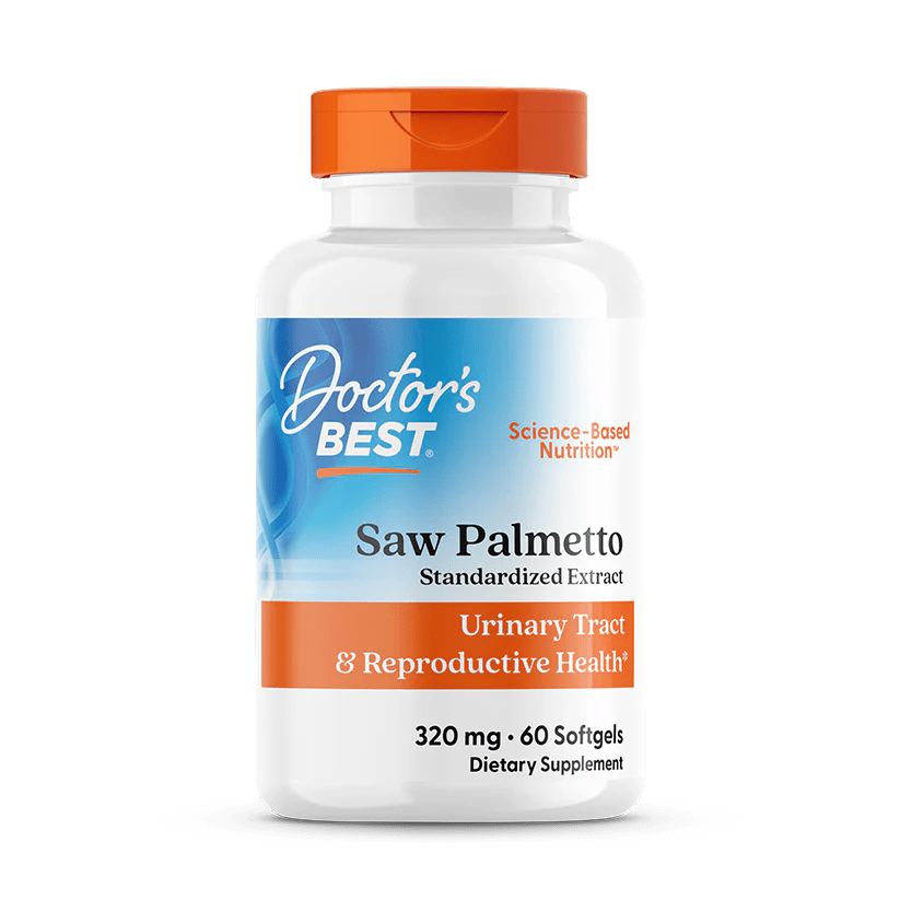 Saw Palmetto, Standardized Extract with Euromed 320mg, 60 Softgels - Doctor's Best by Doctor's Best
