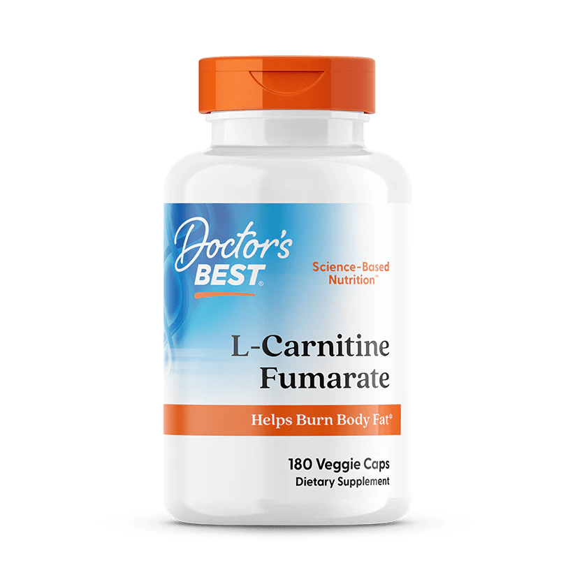 L - Carnitine Fumarate with Biosint Carnitines 855mg, 180 Capsules - Doctor's Best by Doctor's Best
